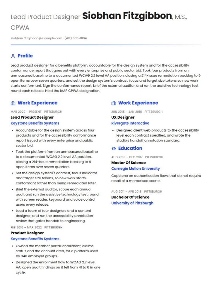 UX Designer Resume Examples & Templates