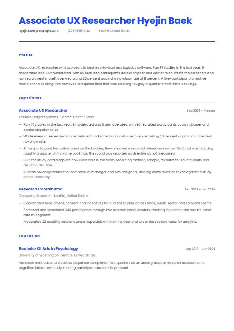 UX Researcher