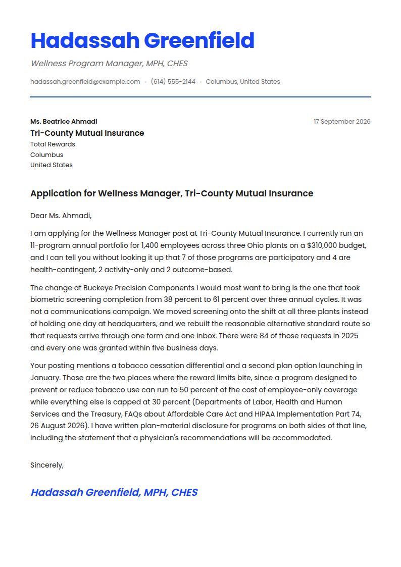 Wellness Manager